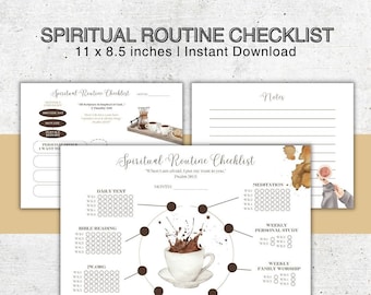JW Spiritual Routine Tracker: Jehovah's Witness Gift (Digital Download)