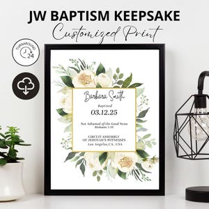 JW regalo battesimo, ricordo battesimo, stampabile battesimo Testimone di Geova, la vita migliore di sempre, regalo battesimo JW per sorelle, JW stampabili