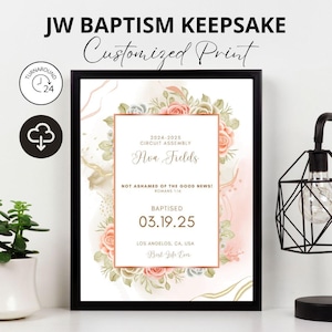 Cadeau de baptême JW, souvenir de baptême, baptême des témoins de Jéhovah à imprimer, la meilleure vie de tous les temps, cadeau de baptême JW pour sœurs, imprimables JW