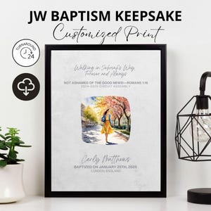 Cadeau de baptême JW, souvenir de baptême, baptême des témoins de Jéhovah à imprimer, la meilleure vie de tous les temps, cadeau de baptême JW pour frères, imprimables JW