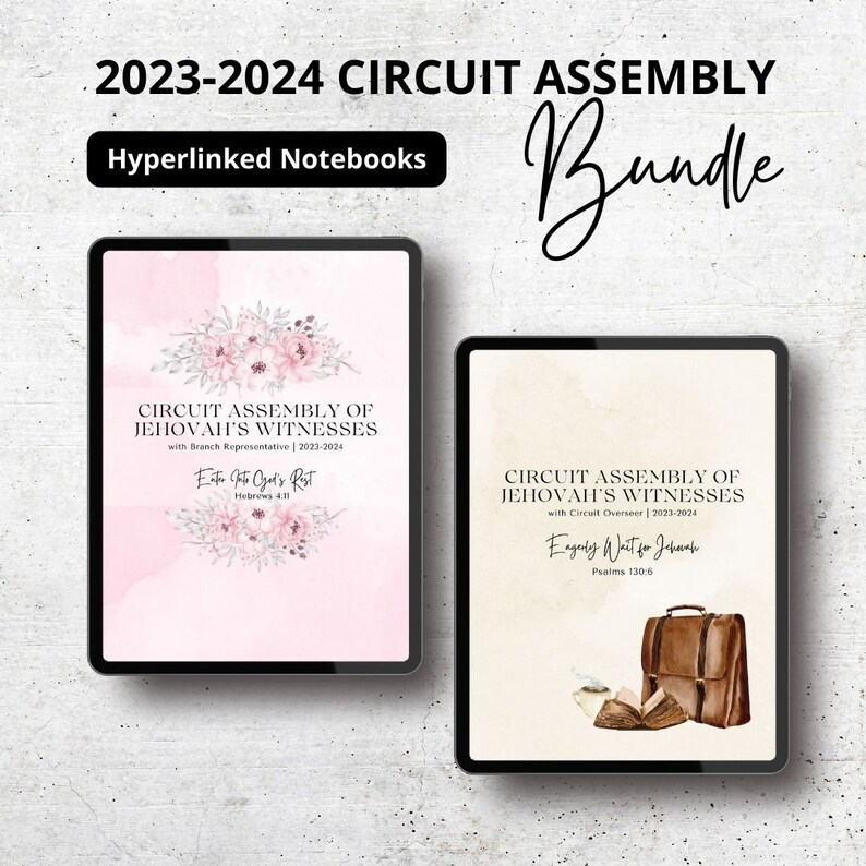 Circuit Assembly 20232024 Bundle, Eagerly Wait for Jehovah, Enter Into