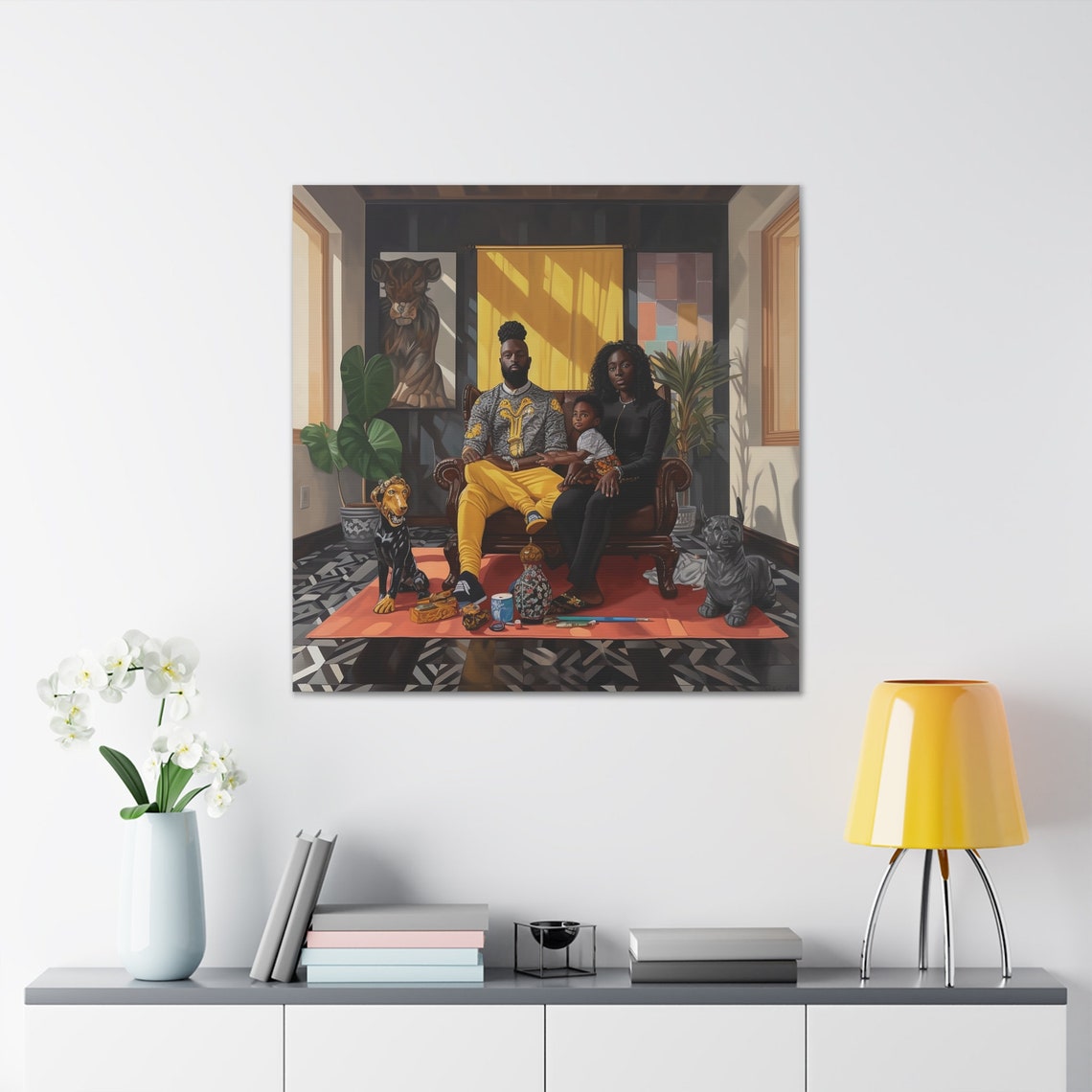 Black Art, Black Family, African American Art, Fine Art, Love Couple