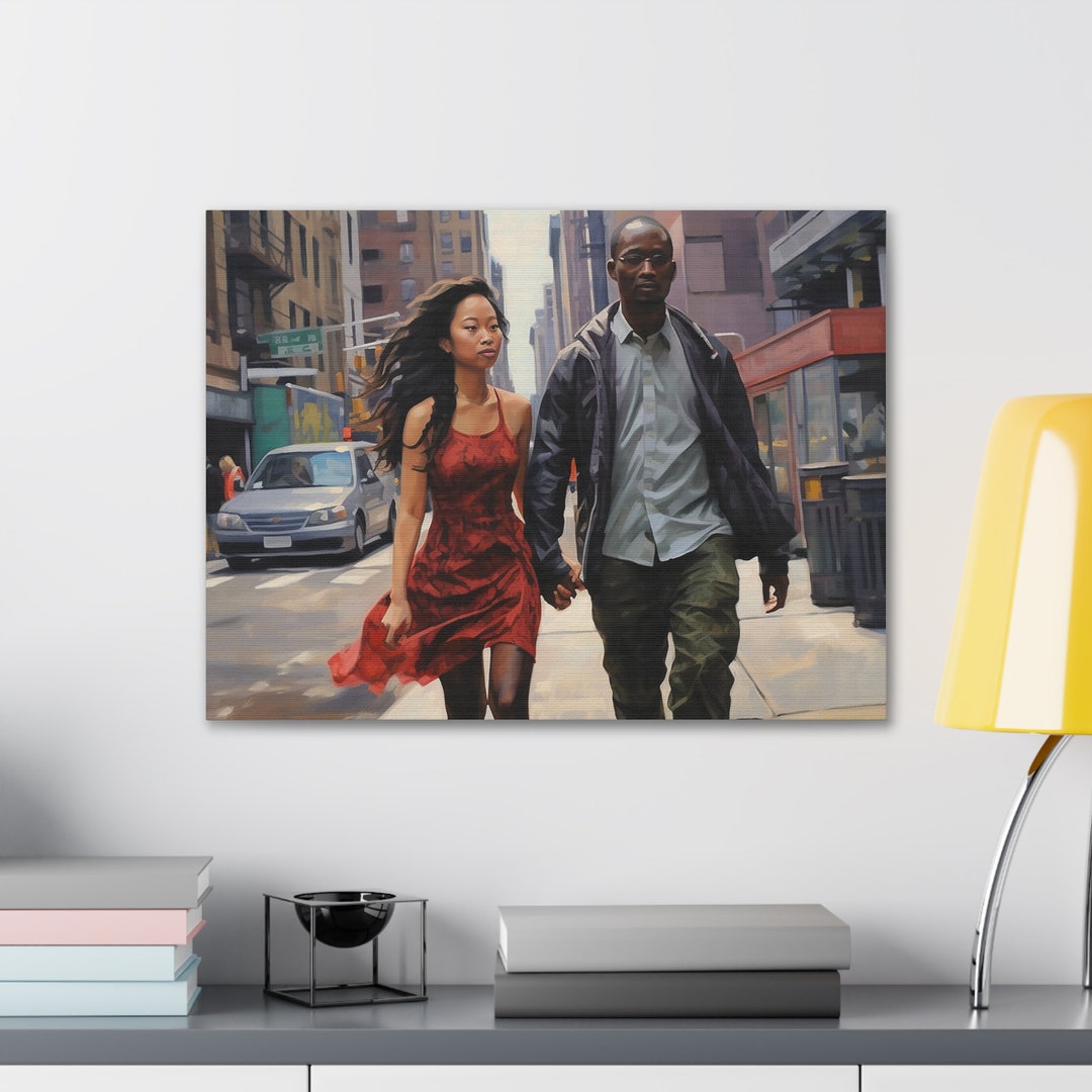 Interracial Couple, Wedding Art, Multiracial Couple, Diversity, New