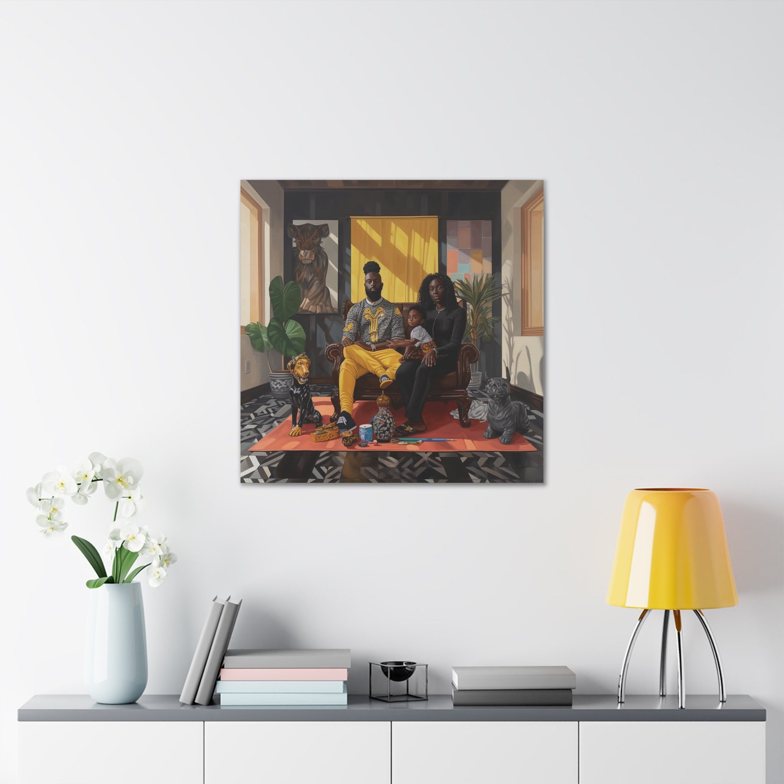 Black Art, Black Family, African American Art, Fine Art, Love Couple