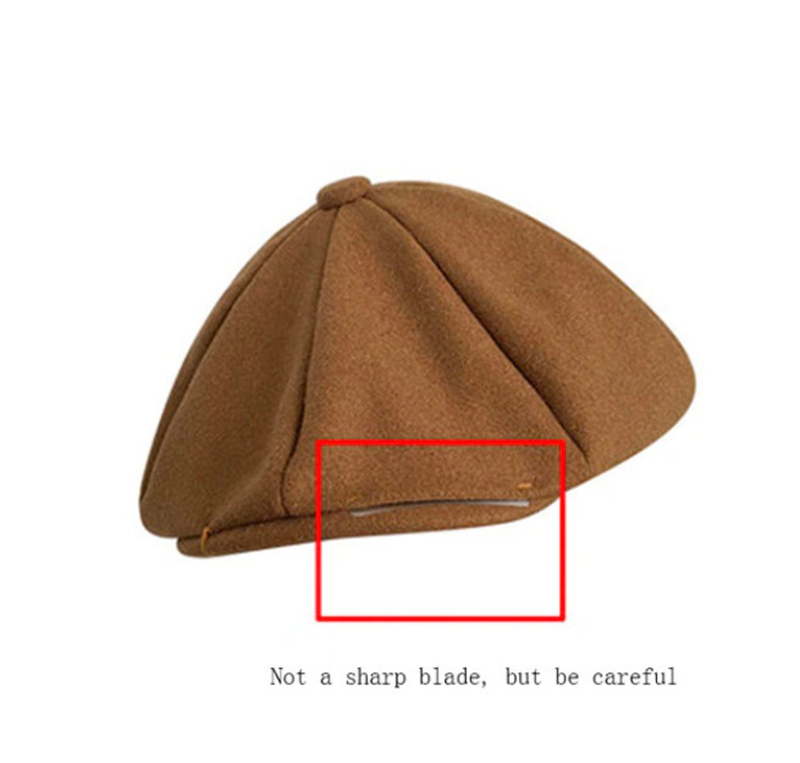 Peaky Blinders Inspired Hat With Razor Blade Fake Razor Etsy