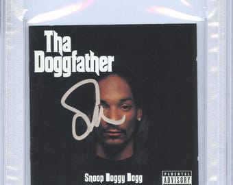 Snoop Dogg Signed Autographed CD Cover "Tha Doggfather" PSA/DNA Authenticated
