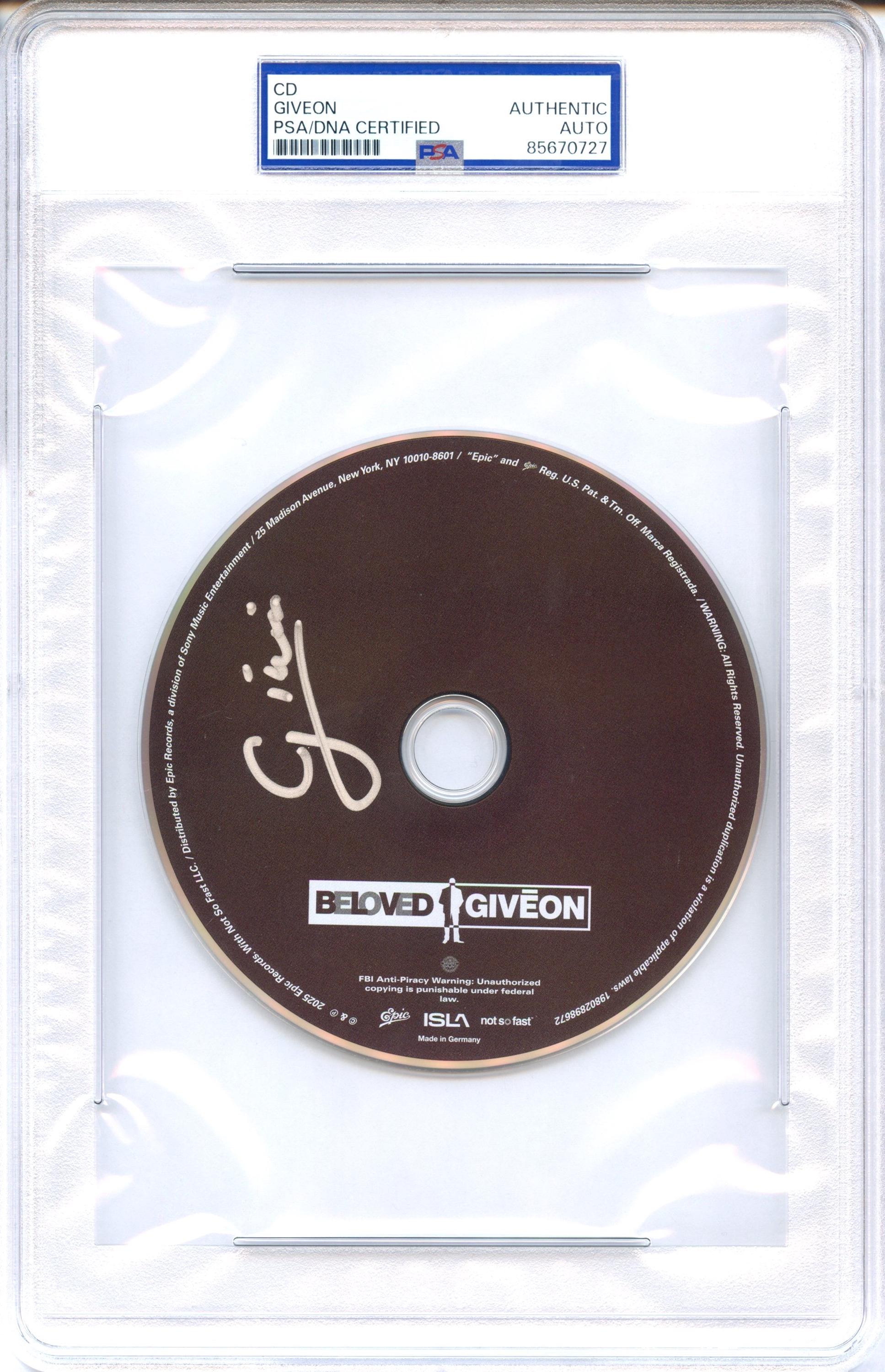 Giveon Beloved 直筆サイン入りCD Giveon Beloved - Etsy Giveon
