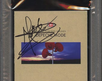 Martin Gore Signed Autographed CD Cover "Music for the Masses" PSA/DNA Authenticated