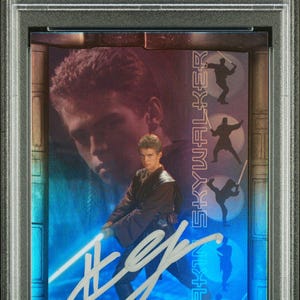 2002 Topps Star Wars #1 Hayden Christensen Foil Auto PSA/DNA 10 GEM mint