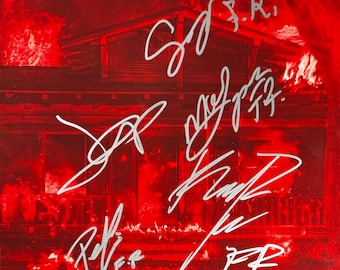 Fuerza Regida Signed Autographed 12x12 Photo "Dolido Pero No Arrepentido" PSA/DNA Authenticated