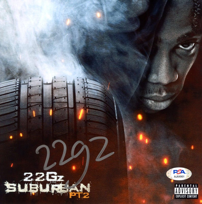 22 Gs Rapper 22gz Signed Autographed 8x8 Photo