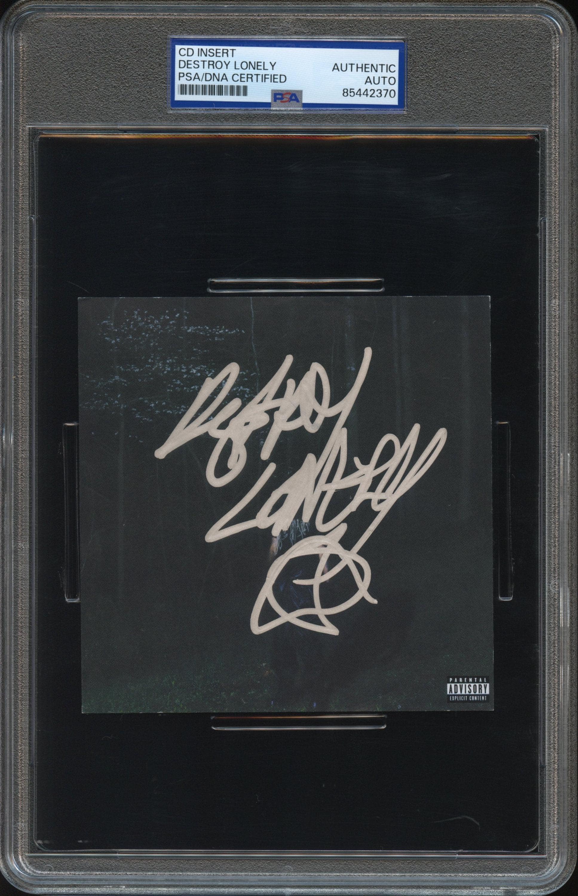 Destroy Lonely Signed Autographed CD Cover 