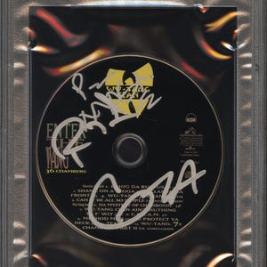 Wu-Tang Clan Autographed CD &quot;Enter the Wu-Tang (36 Chambers)&quot; PSA/DNA Authenticated