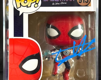 Tom Holland Signed Autographed Funko Pop #913 Spider-man PSA/DNA