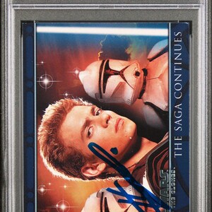 2002 Topps Star Wars #P3 Hayden Christensen Auto PSA/DNA 10 GEM mint