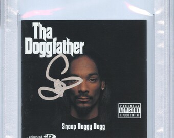 Snoop Dogg Signed Autographed CD Cover "Tha Doggfather" PSA/DNA Authenticated
