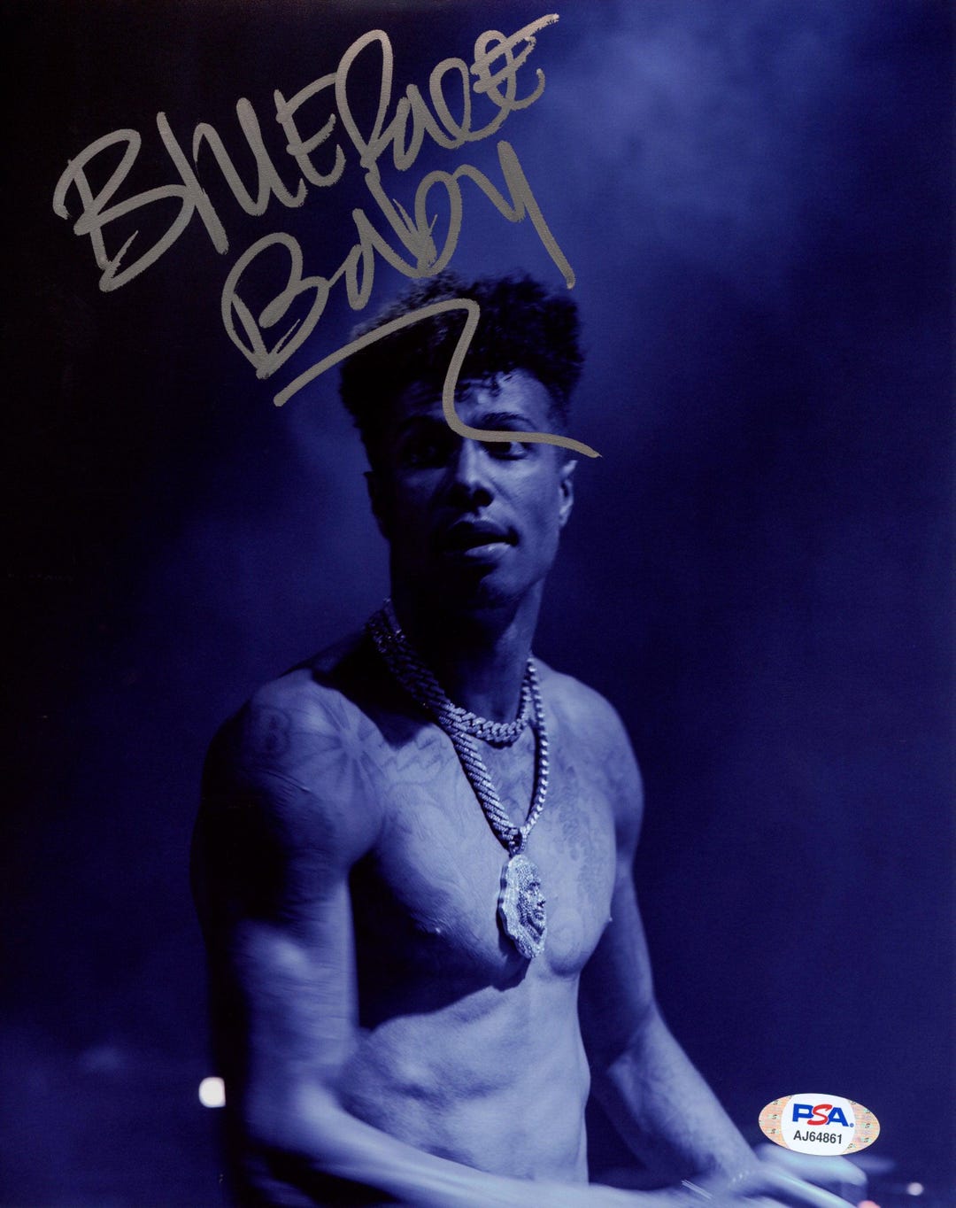 Blueface Signed Autographed 8x10 Photo PSA/DNA Authenticated - Etsy