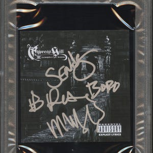 Cypress Hill Signed Autographed CD Cover &quot;Cypress Hill III: Temples of Boom&quot; PSA/dna authenticated