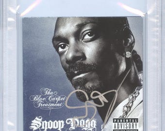 Snoop Dogg Signed Autographed CD Cover "Tha Blue Carpet Treatment" PSA/DNA Authenticated