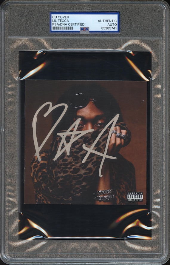 Lil Tecca Signed Autographed CD Cover “plan A” PSA/DNA