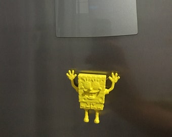 Sünger Bob Magnet - Magnet - Fridge Magnet - 3D printed