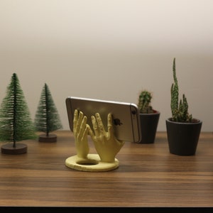Hand Phone Stand, 3D Printed Phone Holder - Smart Phone Holder - Fantasy Phone Holder - İphone Docking Station - Phone Holder for Desk