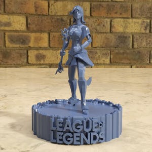 Lux, League of Legends, 3D Printed Figurine, Custom, Support, Mage, LoL, Light, Champion, Gift, Decor, Desk, Toy, Personalized, Model,