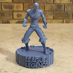 Brand League Of Legends Figure, 3D Printed LOL Champion Statue, Custom Gamer Gift, Personalized Fire Mage Figurine, Esports Fan Collectible