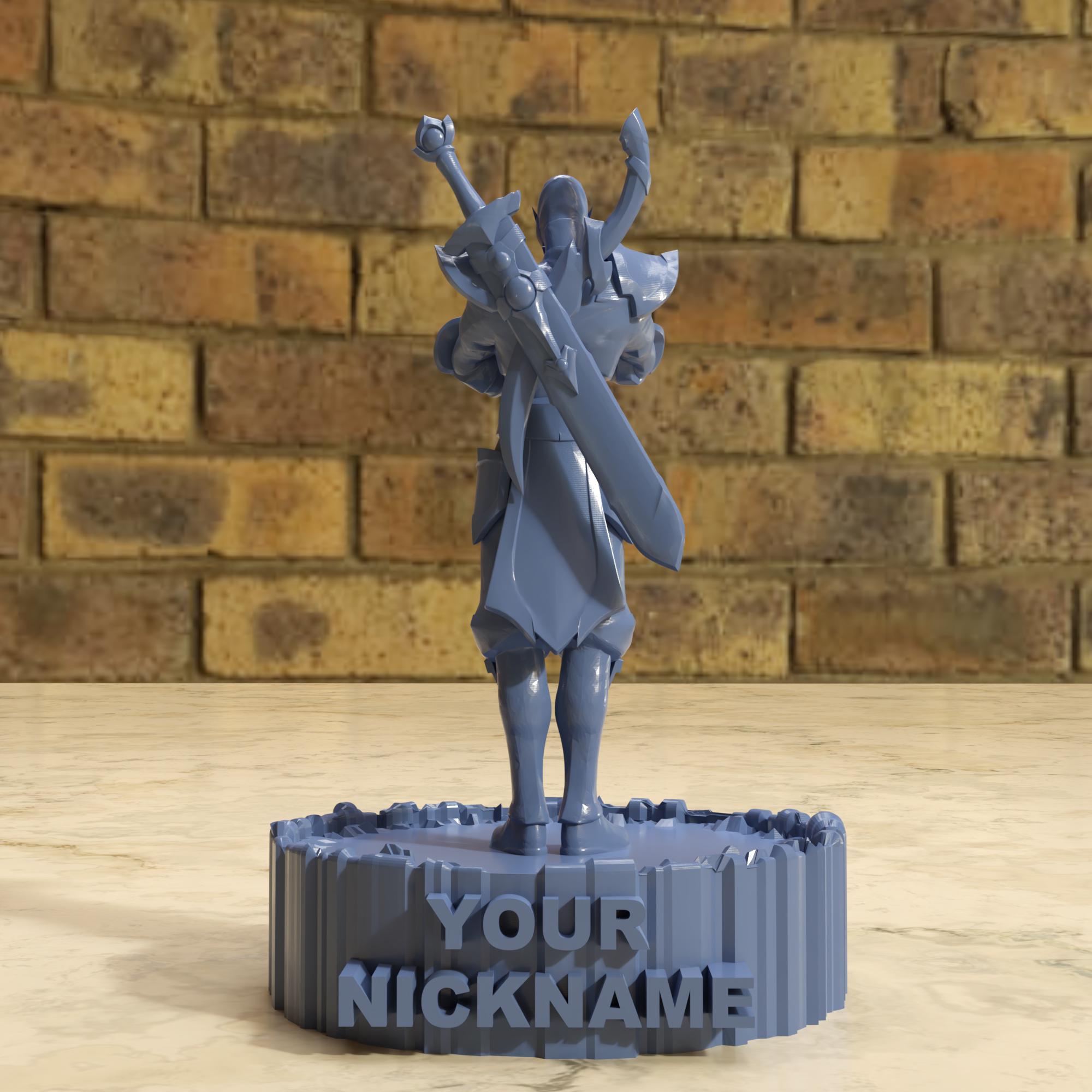 Shen Resin Figure, Custom League of Legends Statue, 3D Printed