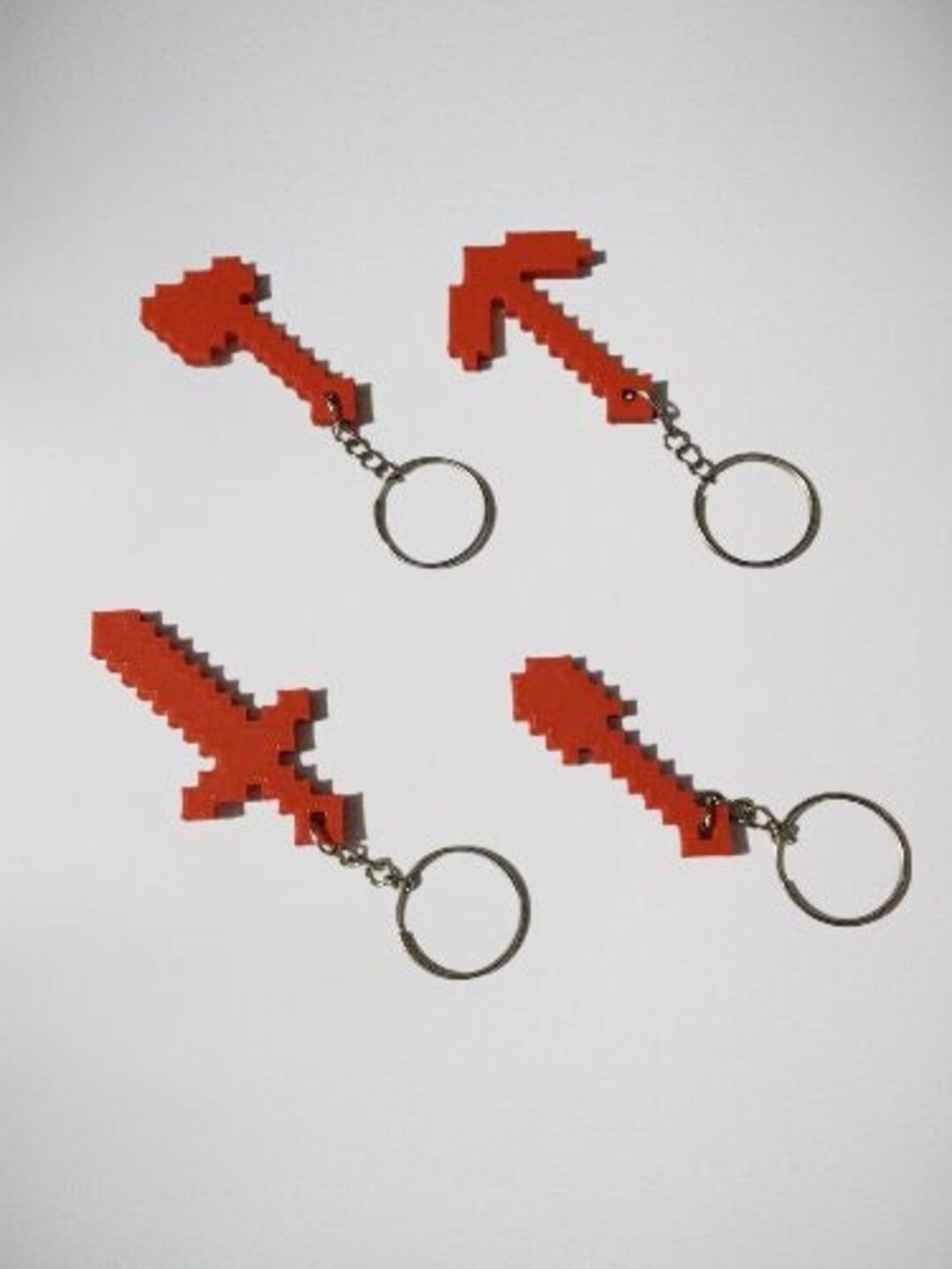 Minecraft Keychain Gamer Gift 3D Printed Keyring Birthday Gift Bag ...