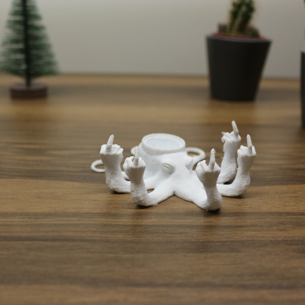 Fucktopus Funny Planter Pot,Octopus,Home Decoration Stand,Gift For Wife