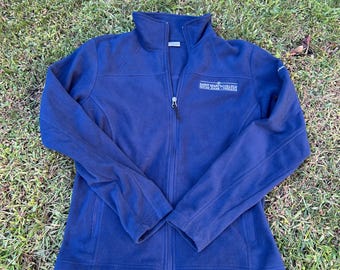 Saint Mary's College Medium Navy Blue Columbia Zip-Up Jacket