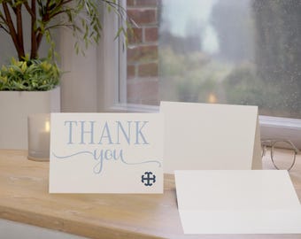 Saint Mary&#39;s College Thank You Cards No. 2 | French Cross | Better in Blue Co.