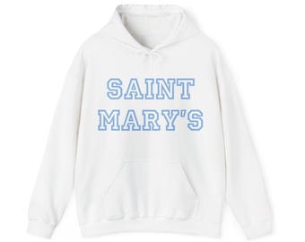 Sudadera con capucha Belles Blue de Saint Mary&#39;s College / Smick / Sudadera / Better in Blue Co.