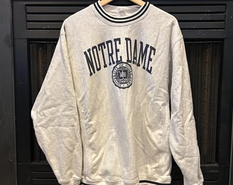 Notre Dame Champion Reverse Weave Crewneck 2020 Eras