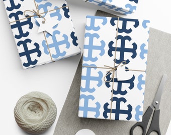 Saint Mary&#39;s College French Cross Wrapping Paper No. 1 | Notre Dame, IN | Belles| Smick | Better in Blue Co.