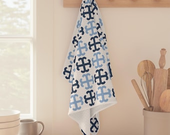 Saint Mary&#39;s College French Cross Microfiber Tea Towel | Smick | Notre Dame, IN | | Better in Blue Co.