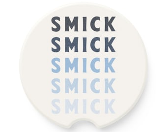 Saint Mary's College "SMICK" Soapstone Car Coaster | Better in Blue Co.
