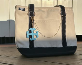 Saint Mary&#39;s College French Cross Bag Charm | Keychain | Belles Blue | Better in Blue Co.