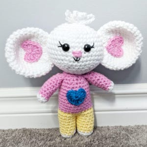 Potato Mouse Crochet Pattern | Amigurumi Plush Toy (PDF Download)
