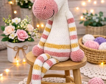 Crochet Giraffe Pattern: Amigurumi PDF (English)