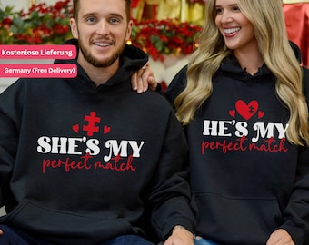 Couple Hoodies, Gift For Couple, Matching Couple Hoodies, Partner Hoodies, Paar Hoodies, Valentinstag Geschenk Fur Ihn & Sie, Trendig Gifts