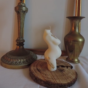 Modello Gaïa - Candela busto di donna incinta