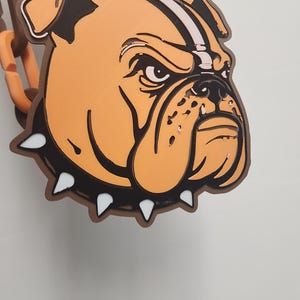 Cleveland Browns Themed Oversized Necklace