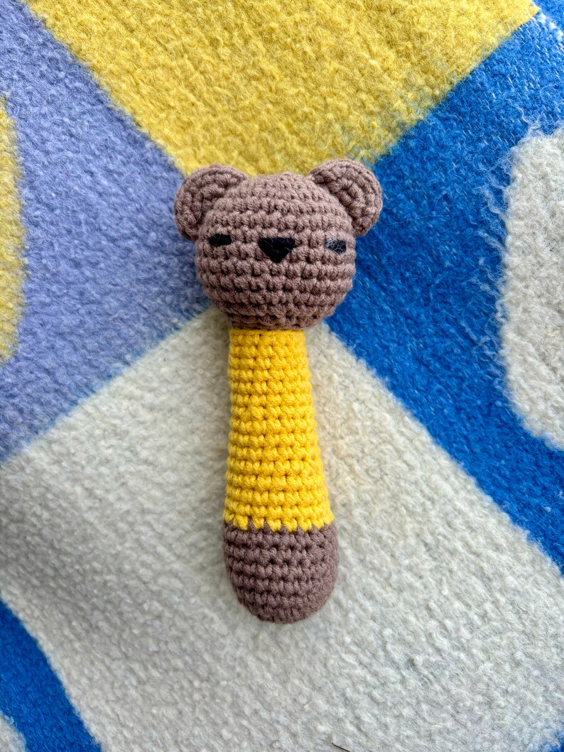 Crochet Big Bear Baby Rattle | Printable Crochet Pattern PDF | Easy ...