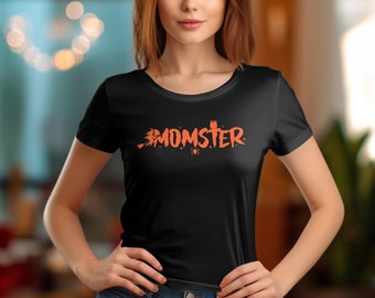 Momster Shirt, Mom Halloween Shirt, Halloween Party Shirt for Moms, Family Halloween Tees, Momster Tee, Halloween Family Matching Shirts