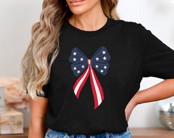 Kokette 4. Juli Shirt, USA Shirt, Unisex 4. Juli Shirt, Rot, Weiß und Blau, Trendy 4. Juli, Patriotisches Shirt, Gedenktag