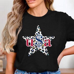 4th of July Tee, American Shirt, Independence Day Shirt, 4th of July Shirt, Memorial Day Gift, USA Flag Shirt, 4th July Star Shirt For Women