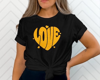 Love Shirt, Love Shirt With Hearts, Valentines Love TShirt, Cute Love Shirt, Love Heart Valentines Day Shirt, Heart Shirt, Valentines Shirt