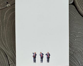 Funny 4”x5.5” Note Pad | Trump Dance | Paper Pad | Memo Pad | Stationary | MAGA | USA